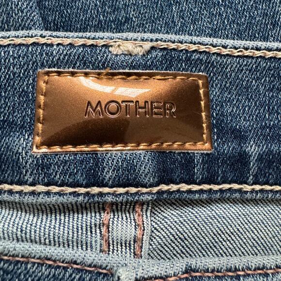 Mother Denim The Insider Crop Step Chew- Dancing On Coals size 27 - Picture 5 of 13